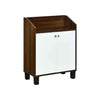 Nilkamal Aze Engineered Wood Shoe Cabinet (Walnut & White)