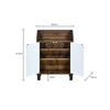 Nilkamal Aze Engineered Wood Shoe Cabinet (Walnut & White)