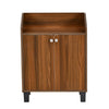 Nilkamal Aze Engineered Wood Shoe Cabinet (Classic Walnut)
