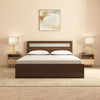 Nilkamal Akin King Bed without Storage (Walnut) - Front View
