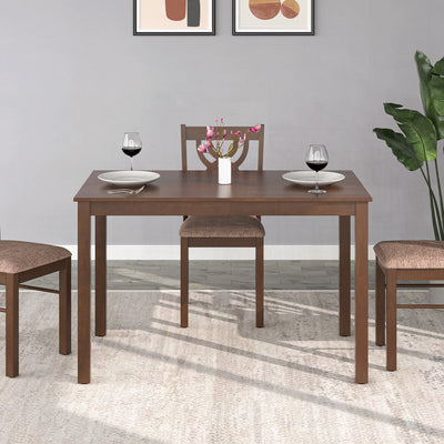 Nilkamal Alice 4 Seater Dining Table (Antique Cherry)