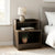 Nilkamal Arthur Plus Night Stand (Legno Oak Dark)