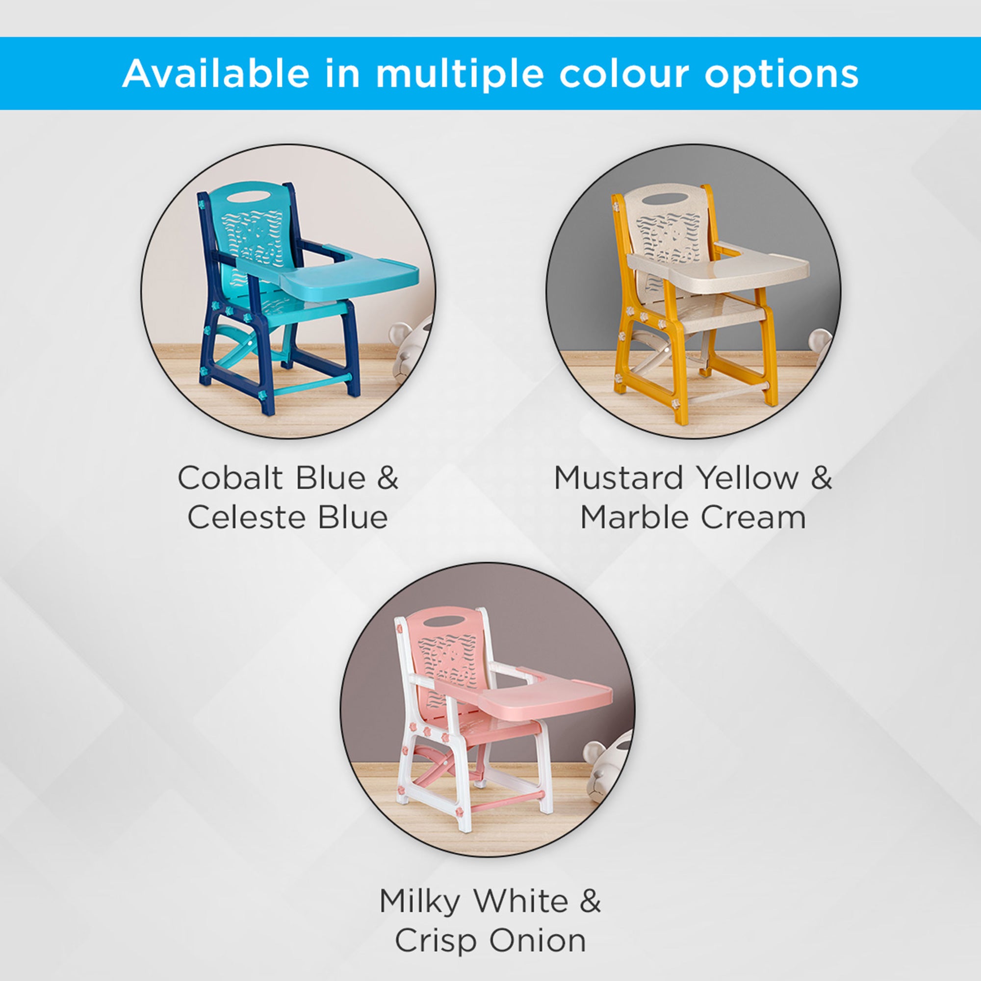 Nilkamal Octo Junior Plastic Kids Chair with Tray