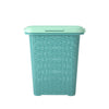 Nilkamal Elegance Laundry Basket 50 Litre with Lid (Sapphire Blue & Sea Blue)