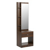 Nilkamal Bergen Dresser with Mirror (Classic Walnut)