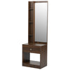 Nilkamal Bergen Dresser with Mirror (Classic Walnut)