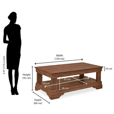 Nilkamal Blake Center Table (Walnut)