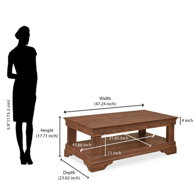 Nilkamal Blake Center Table (Walnut)