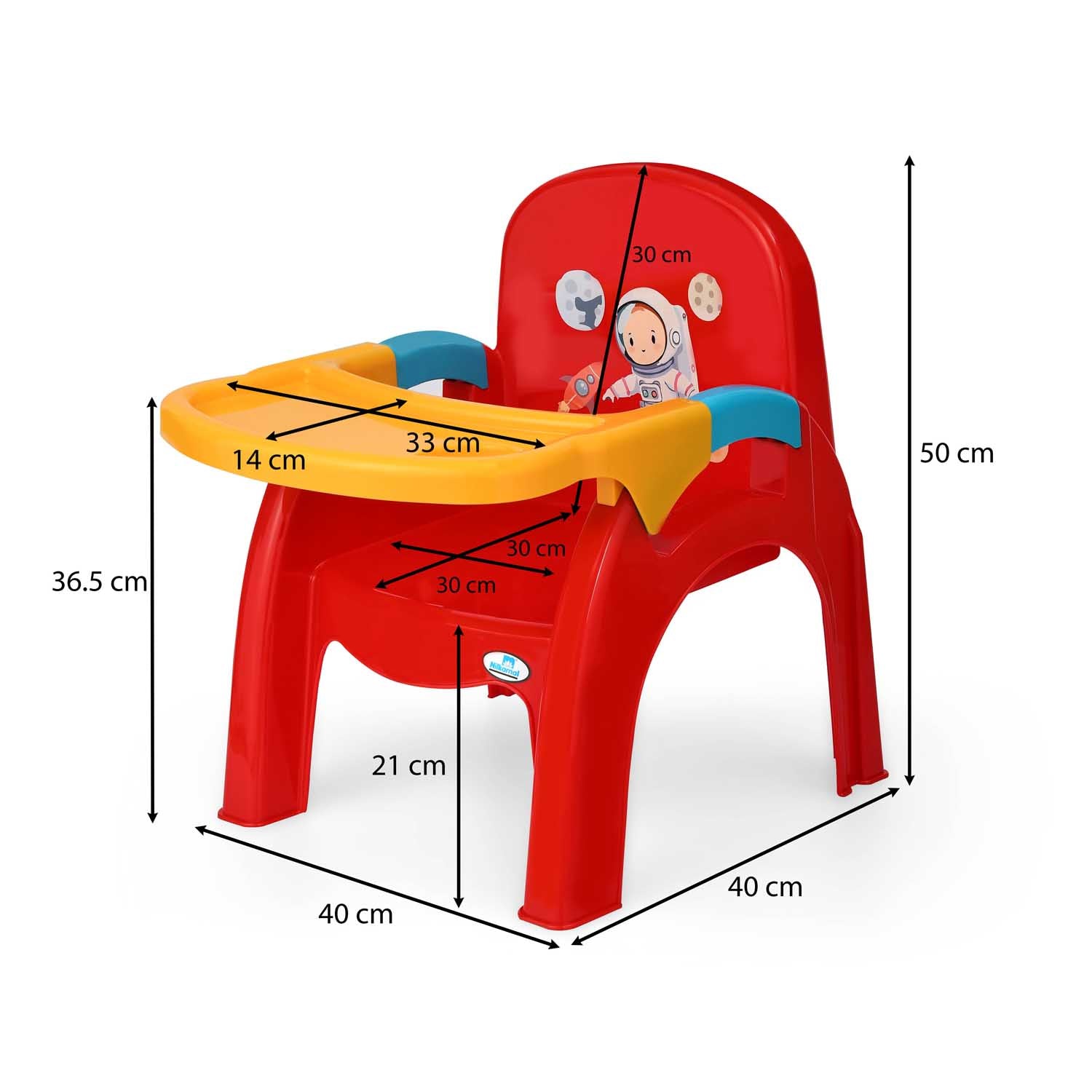 Nilkamal Wonder Baby Chair with Detachable Tray and Cup Holder