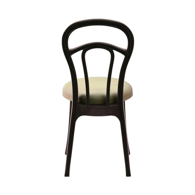 Nilkamal CHR4040 Armless Chair with Leatherette Cushion