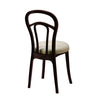 Nilkamal CHR4040 Armless Chair with Leatherette Cushion