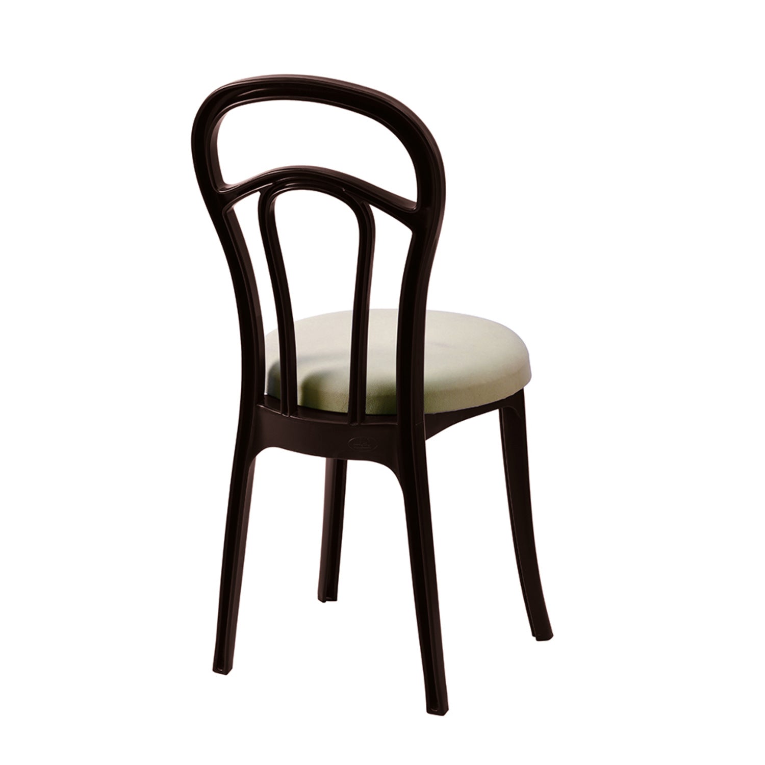 Nilkamal CHR4040 Armless Chair with Leatherette Cushion