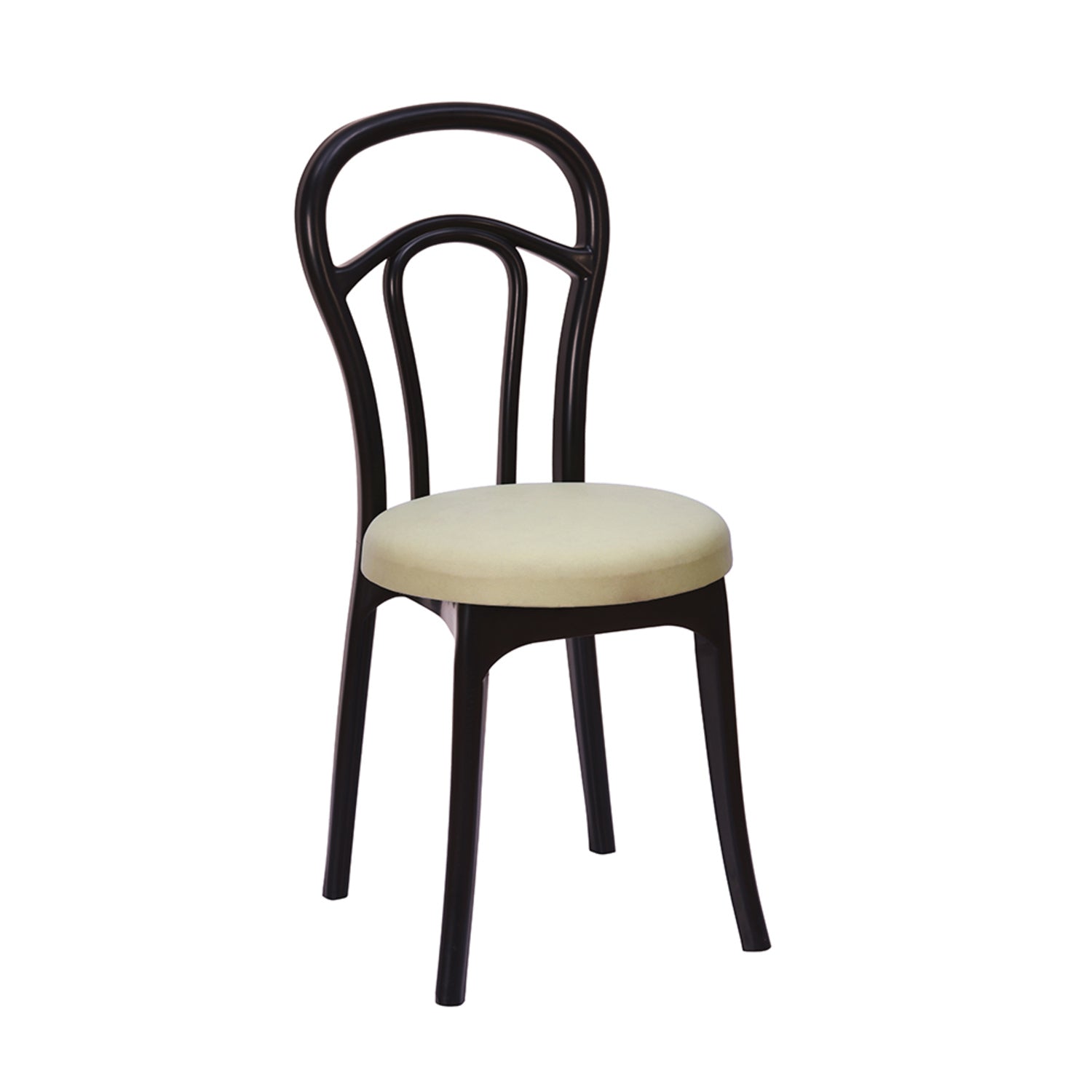 Nilkamal CHR4040 Armless Chair with Leatherette Cushion