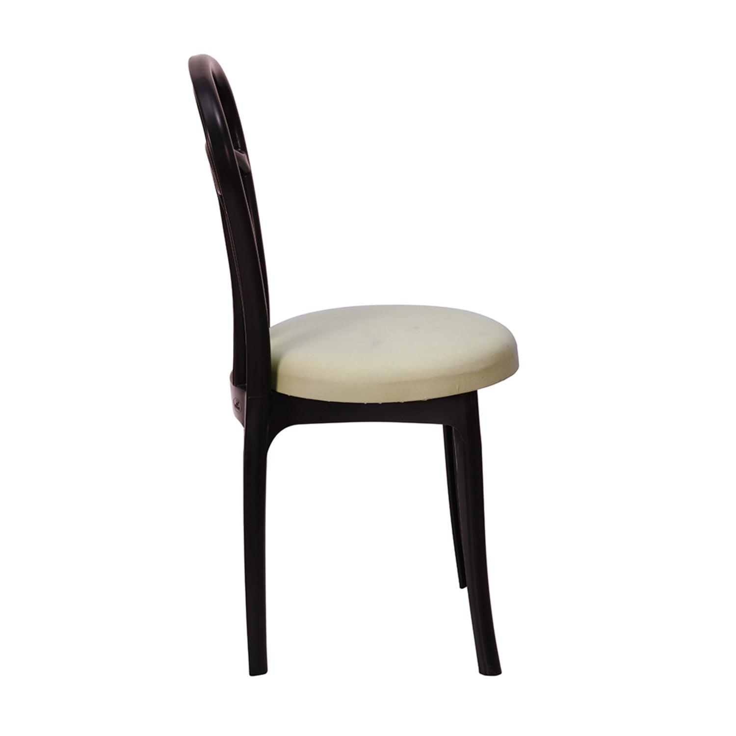 Nilkamal CHR4040 Armless Chair with Leatherette Cushion