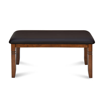 Nilkamal Rover Multi Use Medium Sitting Bench for Living Room | Dining Room (Walnut Brown)