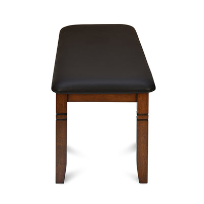 Nilkamal Rover 4 Seater Dining Set with Bench (Walnut Brown)