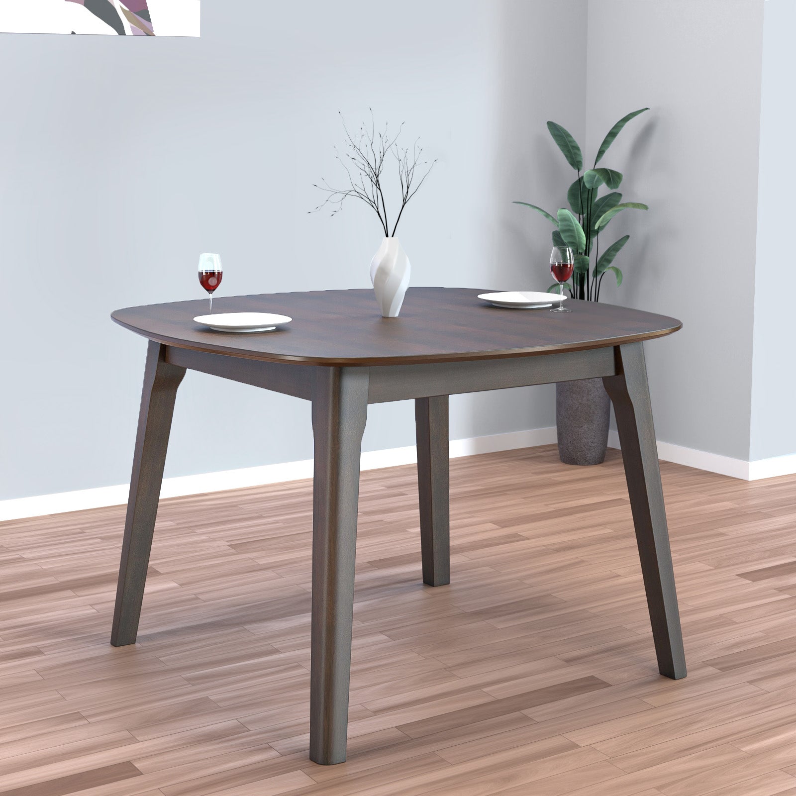 Nilkamal Bentley 4 Seater Dining Table (Brown)