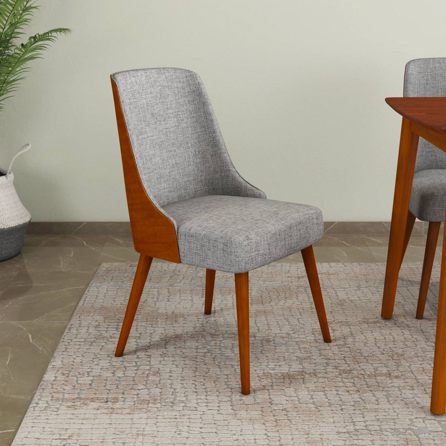 Nilkamal Bento Dining Chair (Walnut)