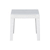 Nilkamal Breeze Center Table with Glass (Milky White)