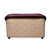 Nilkamal Bright 2 Seater Sofa (Maroon/Beige)