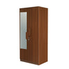 Nilkamal Calipso 2 Door Wardrobe With Mirror (Classic Plank Walnut)