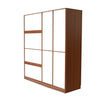 Nilkamal Calipso 4 Door Wardrobe With Mirror (Classic Plank Walnut)