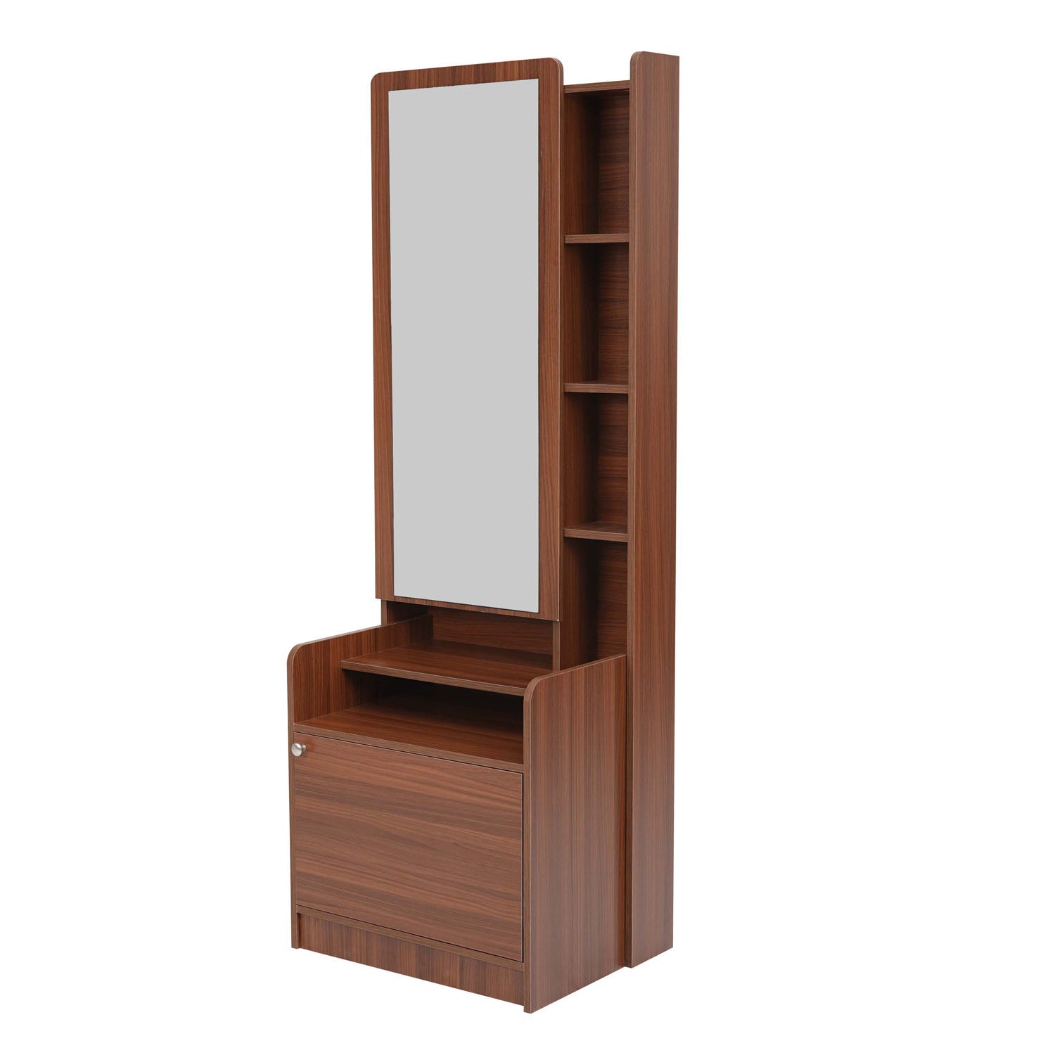 Nilkamal Calipso Dresser With Storage (Classic Plank Walnut)