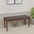 Nilkamal Camilla Dining Bench (Dark Walnut)