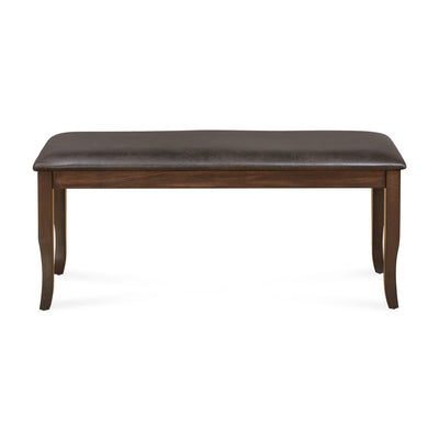 Nilkamal Camilla Multi Use Long Sitting Bench for Living Room | Dining Room (Dark Walnut)