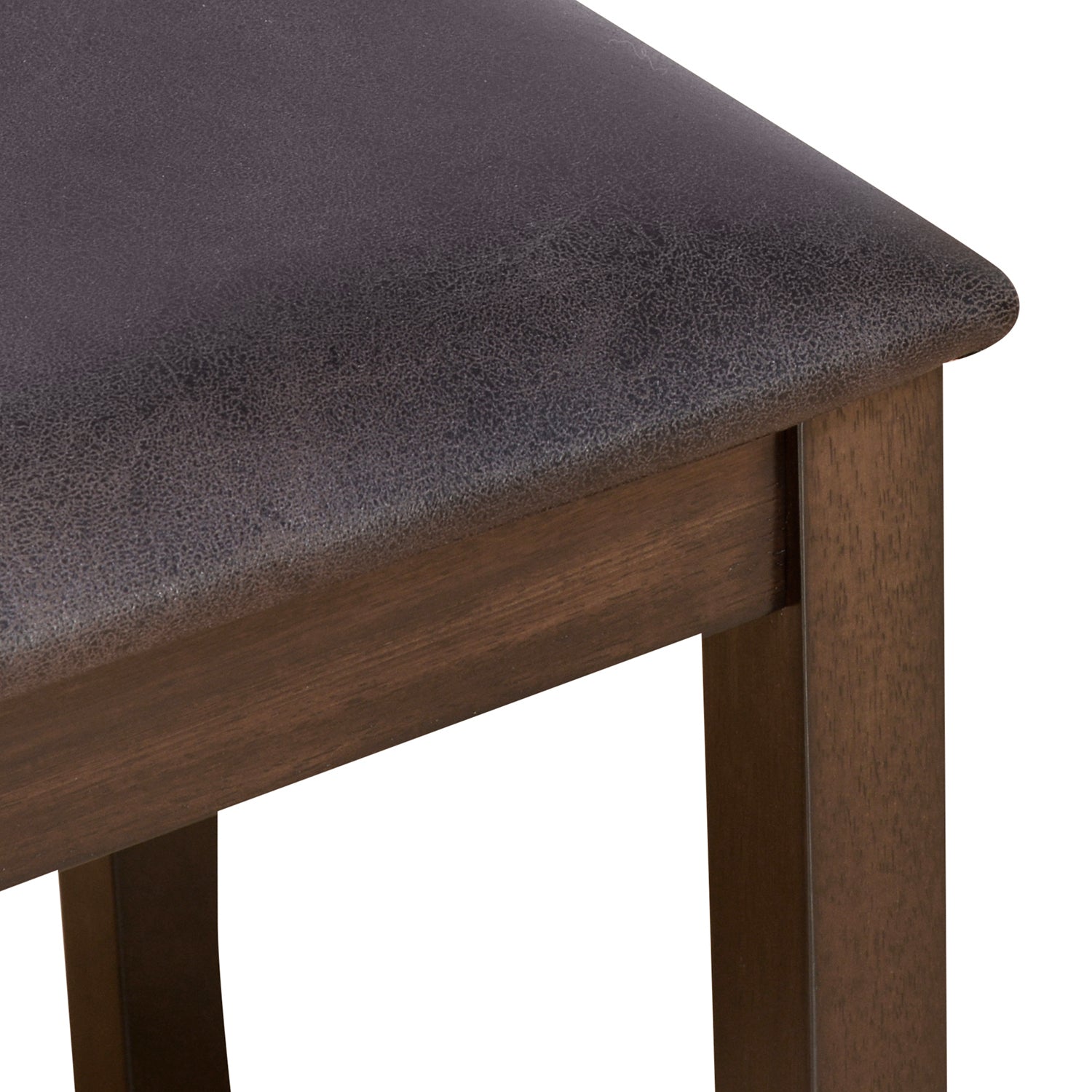 Nilkamal Camilla Multi Use Long Sitting Bench for Living Room | Dining Room (Dark Walnut)