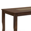 Nilkamal Camilla 6 Seater Dining Table (Dark Walnut)