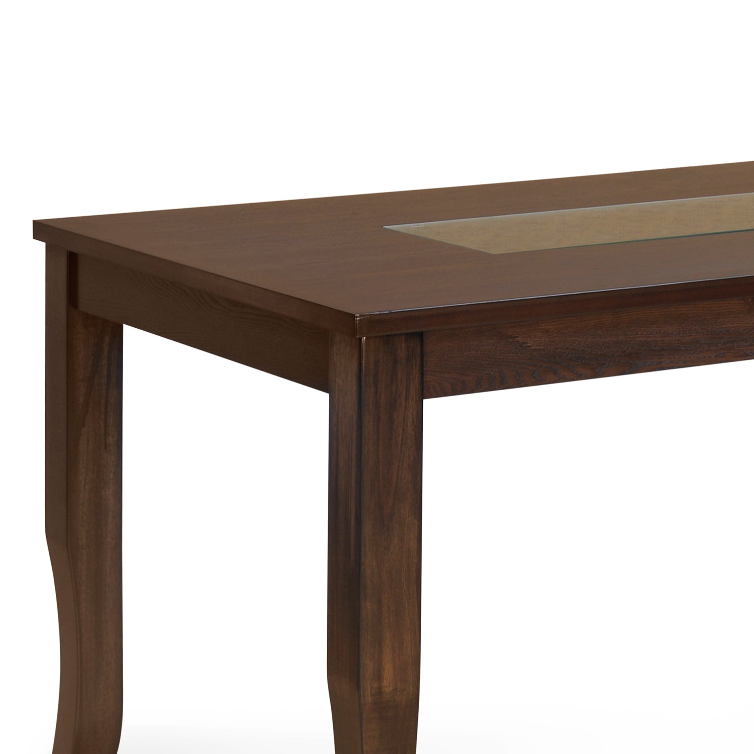 Nilkamal Camilla 6 Seater Dining Table (Dark Walnut)