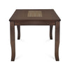 Nilkamal Camilla 6 Seater Dining Table (Dark Walnut)