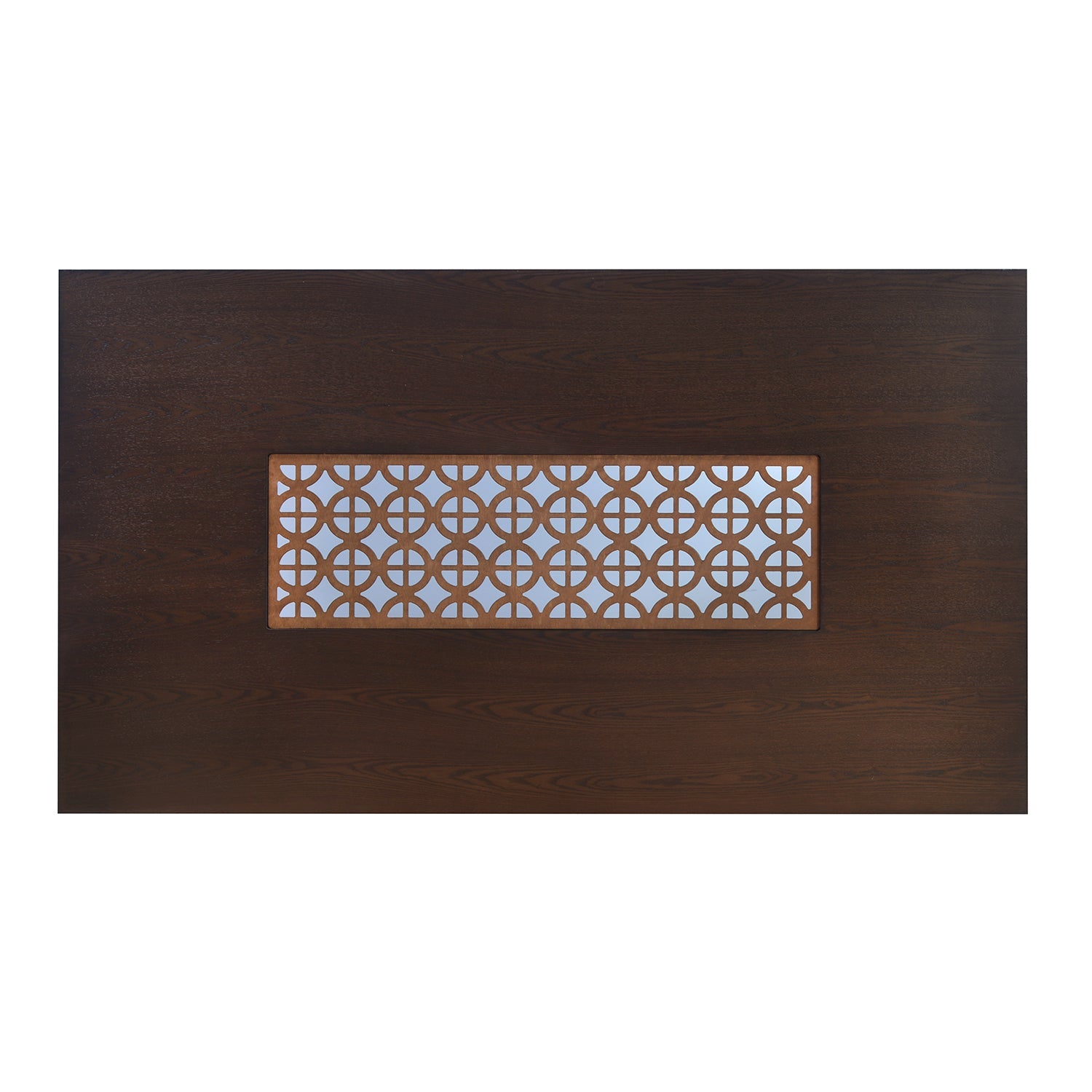 Nilkamal Camilla 6 Seater Dining Table (Dark Walnut)