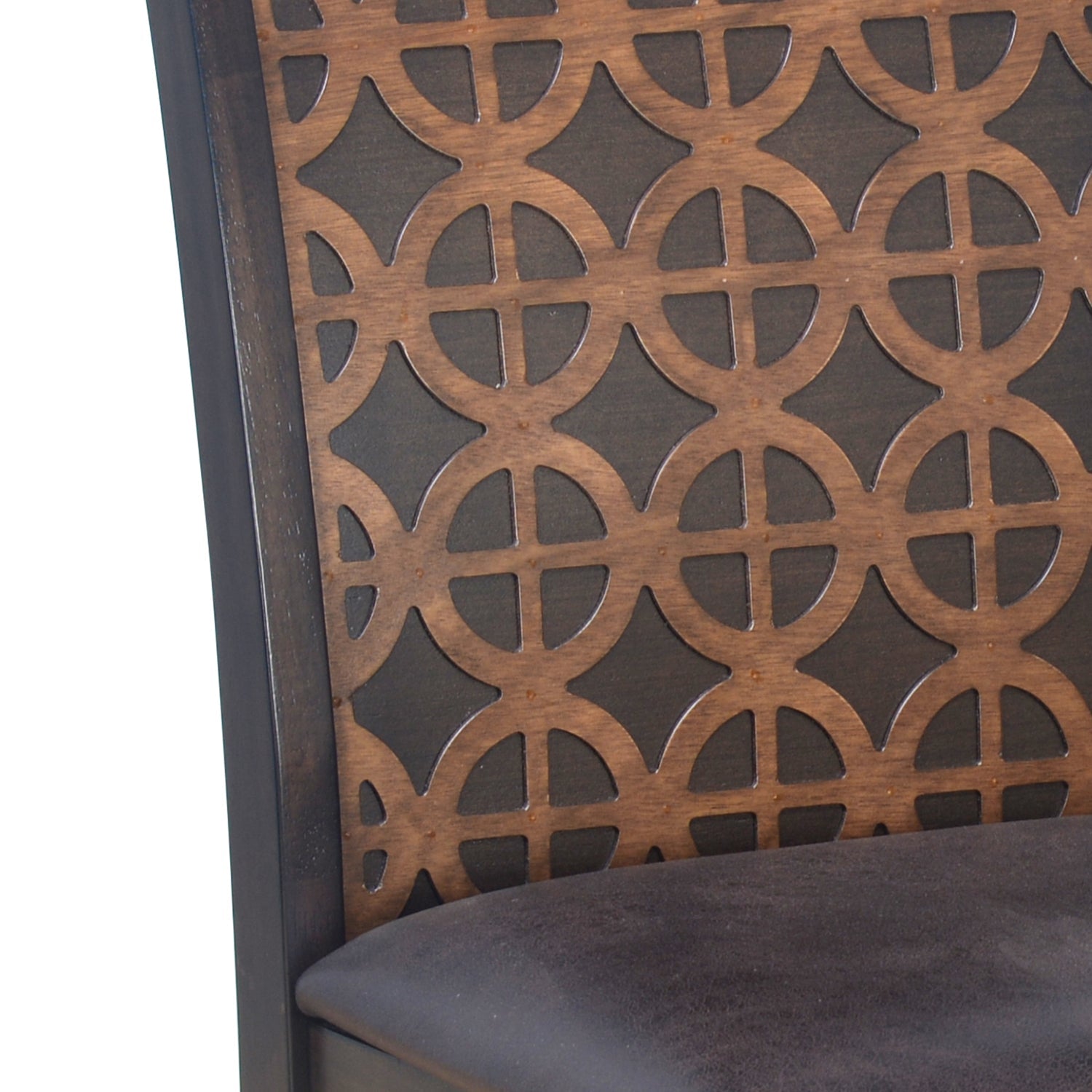 Nilkamal Camilla Dining Chair (Dark Walnut)
