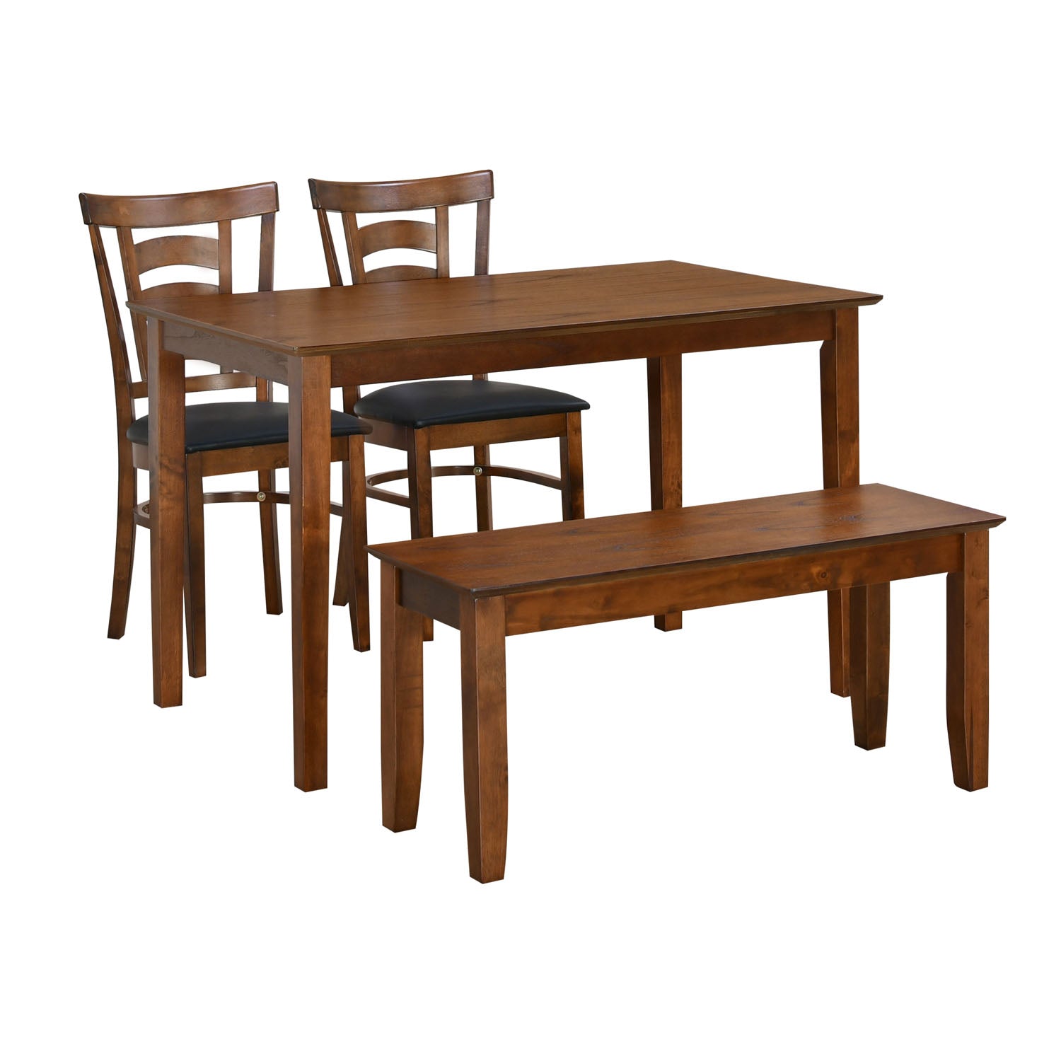 Nilkamal Carter 1+2+Bench Dining Set (Antique Oak)
