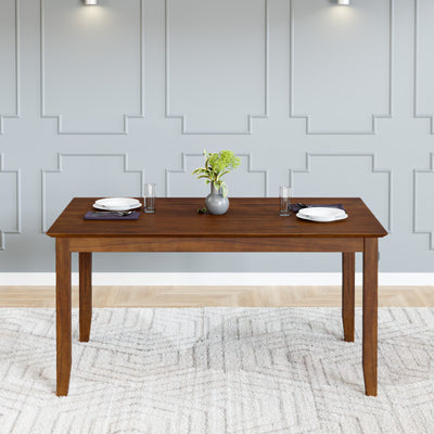 Nilkamal Carter 6 Seater Dining Table (Antique Oak)