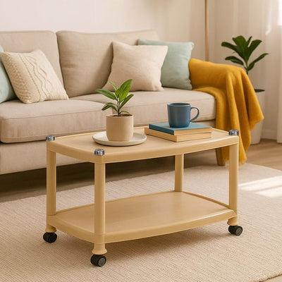 Nilkamal Center Table 5 (Marble Beige)