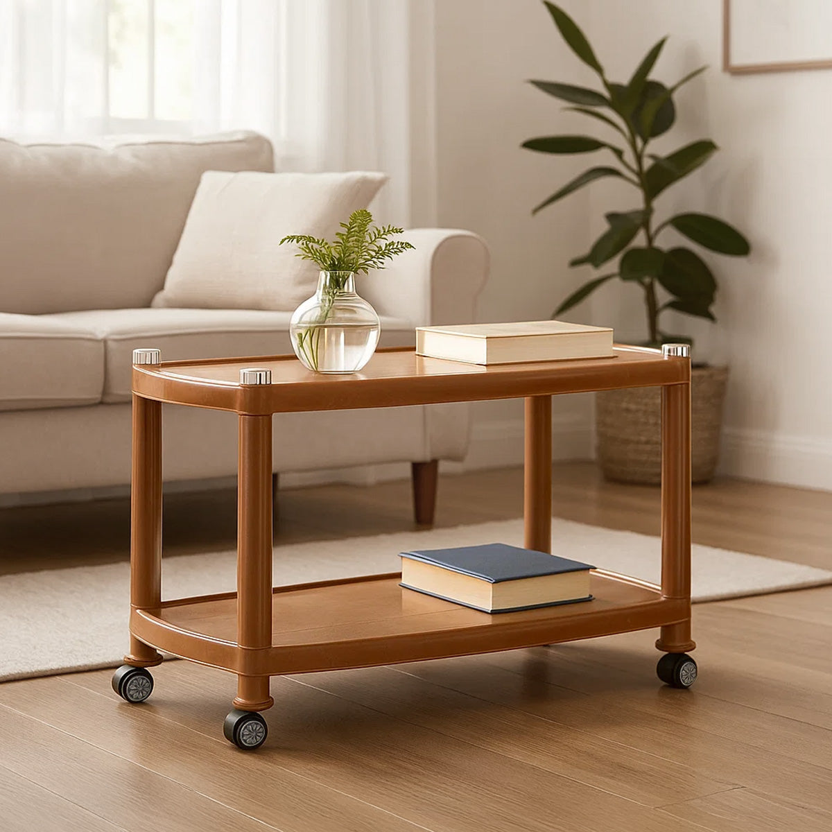 Nilkamal Centro Table 05 (Pear Wood)