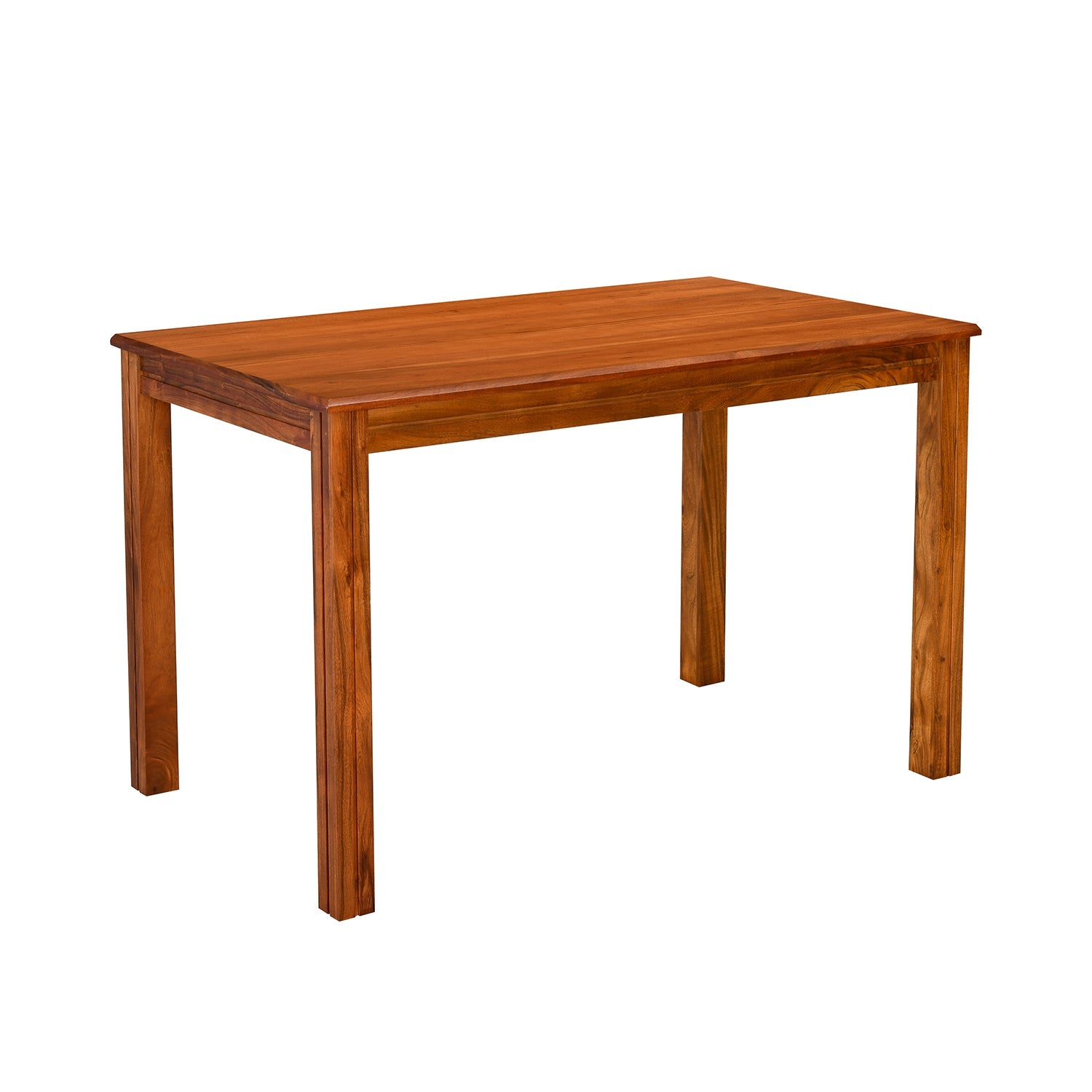 Nilkamal Cera 4 Seater Solid Wood Dining Table (Honey Brown)