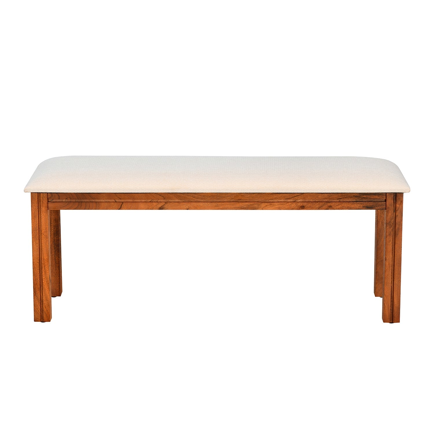 Nilkamal Cera Multi Use Long Sitting Bench for Living Room | Dining Room (Honey Brown)