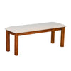 Nilkamal Cera Multi Use Long Sitting Bench for Living Room | Dining Room (Honey Brown)