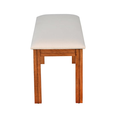 Nilkamal Cera Multi Use Long Sitting Bench for Living Room | Dining Room (Honey Brown)