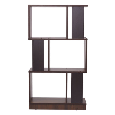 Nilkamal Checkers 3 Tier Book Shelf (Walnut)