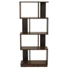 Nilkamal Checkers 4 Tier Book Shelf (Walnut)