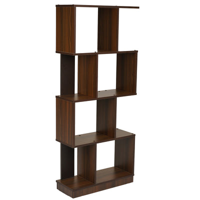 Nilkamal Checkers 4 Tier Book Shelf (Walnut)