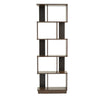 Nilkamal Checkers 5 Tier Book Shelf (Walnut)
