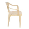 Nilkamal CHR2005 Plastic Arm Chair (Marble Beige) - SIde View