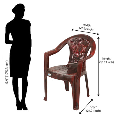Nilkamal CHR2060 Plastic Arm Chair