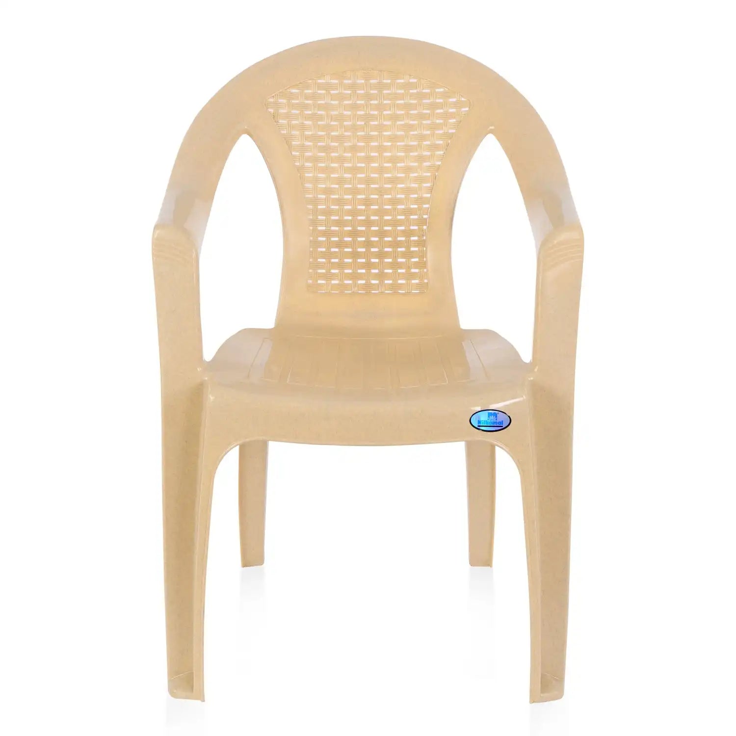 Nilkamal CHR2061 Plastic Arm Chair Front Angle